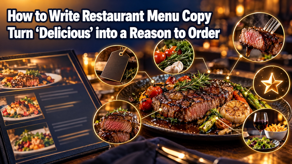 How to Write Restaurant Menu Copy: Turn “Tasty” Into Reasons Customers Are Willing to Order