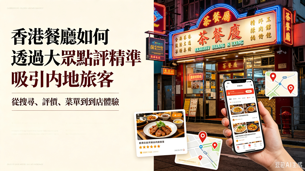 香港餐廳如何透過大眾點評精準吸引內地旅客